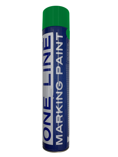 One Line Temporary Line Marker Spray - Green