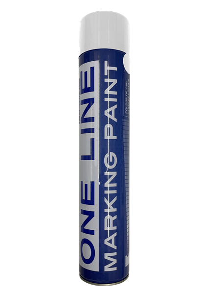 One Line Temporary Line Marker Spray - White